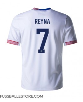 Günstige Vereinigte Staaten Giovanni Reyna #7 Heimtrikot Copa America 2024 Kurzarm